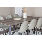 Rectangular dining set (marina, polar)