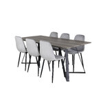 Rectangular dining set (marina, polar)