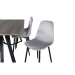 Rectangular dining set (marina, polar)