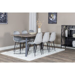 Rectangular dining set (marina, polar)