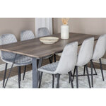 Rectangular dining set (marina, polar)