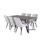 Rectangular dining set (marina, velvet deluxe)