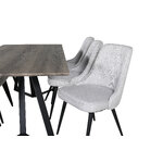 Rectangular dining set (marina, velvet deluxe)