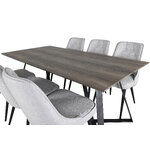 Rectangular dining set (marina, velvet deluxe)