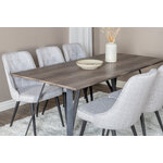 Rectangular dining set (marina, velvet deluxe)