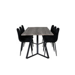 Rectangular dining set (marina, polar)