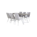 Rectangular dining set (marina, velvet deluxe)