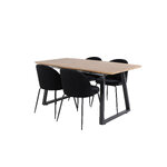 Rectangular dining set (inca, wrinkles)