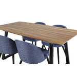 Rectangular dining set (inca, velvet)