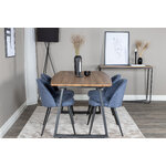 Rectangular dining set (inca, velvet)