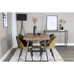 Rectangular dining set (inca, velvet)