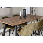 Rectangular dining set (inca, velvet)