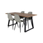 Rectangular dining set (inca, polar)