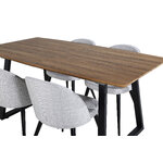 Rectangular dining set (inca, velvet)