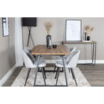 Rectangular dining set (inca, velvet)