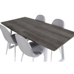 Rectangular dining set (inca, polar)