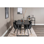 Rectangular dining set (inca, velvet)