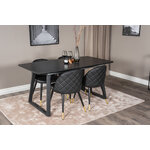 Rectangular dining set (inca, velvet)