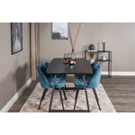 Rectangular dining set (inca, velvet)