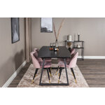 Rectangular dining set (inca, velvet)