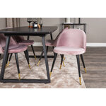 Rectangular dining set (inca, velvet)