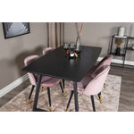 Rectangular dining set (inca, velvet)