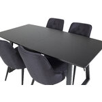 Rectangular dining set (inca, velvet deluxe)