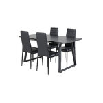 Rectangular dining set (inca, slim)