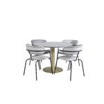 Round dining set (estelle, arrow)