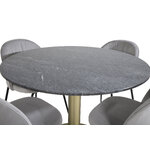 Round dining set (estelle, wrinkles)