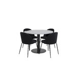 Round dining set (estelle, wrinkles)