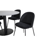 Round dining set (estelle, wrinkles)