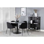 Round dining set (estelle, wrinkles)