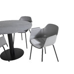 Round dining set (estelle, comfort)