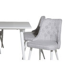 Rectangular dining set (polar, velvet deluxe)