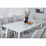 Rectangular dining set (polar, velvet deluxe)