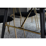 Rectangular dining set (gold, arrow)