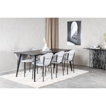 Rectangular dining set (dip, vault)