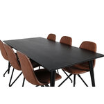 Rectangular dining set (dip, polar)