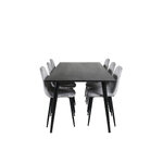 Rectangular dining set (dip, polar)