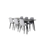 Rectangular dining set (dip, polar)