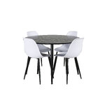 Round dining set (dip, polar)