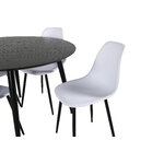 Round dining set (dip, polar)