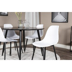 Round dining set (dip, polar)