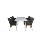 Rectangular dining set (polar, comfort)