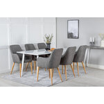 Rectangular dining set (polar, comfort)