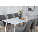 Rectangular dining set (polar, comfort)