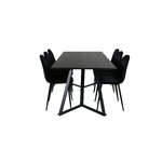 Rectangular dining set (marina, polar)