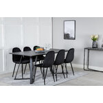 Rectangular dining set (marina, polar)