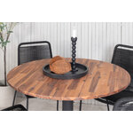 Apaļš dārza mēbeļu komplekts (gultiņa, Lindos)